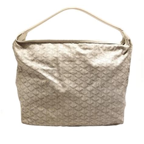 goyard chevron fidji bag|GOYARD Goyardine Fidji Zip Hobo White .